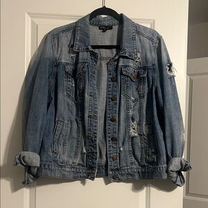 STS blue Distressed Denim Jacket